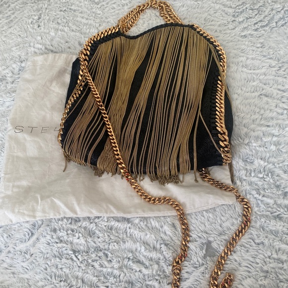Stella McCartney Falabella fringe gold bag - Picture 7 of 10